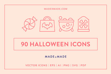 Line Icons     Halloween