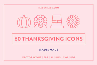 Line Icons     Thanksgiving