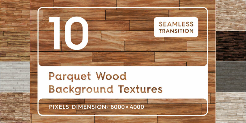 10 Parquet Wood Background Textures