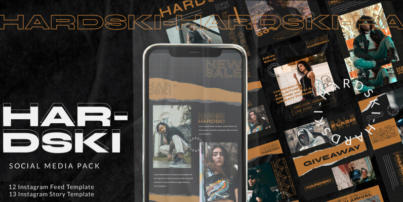 Hardski   Instagram Template