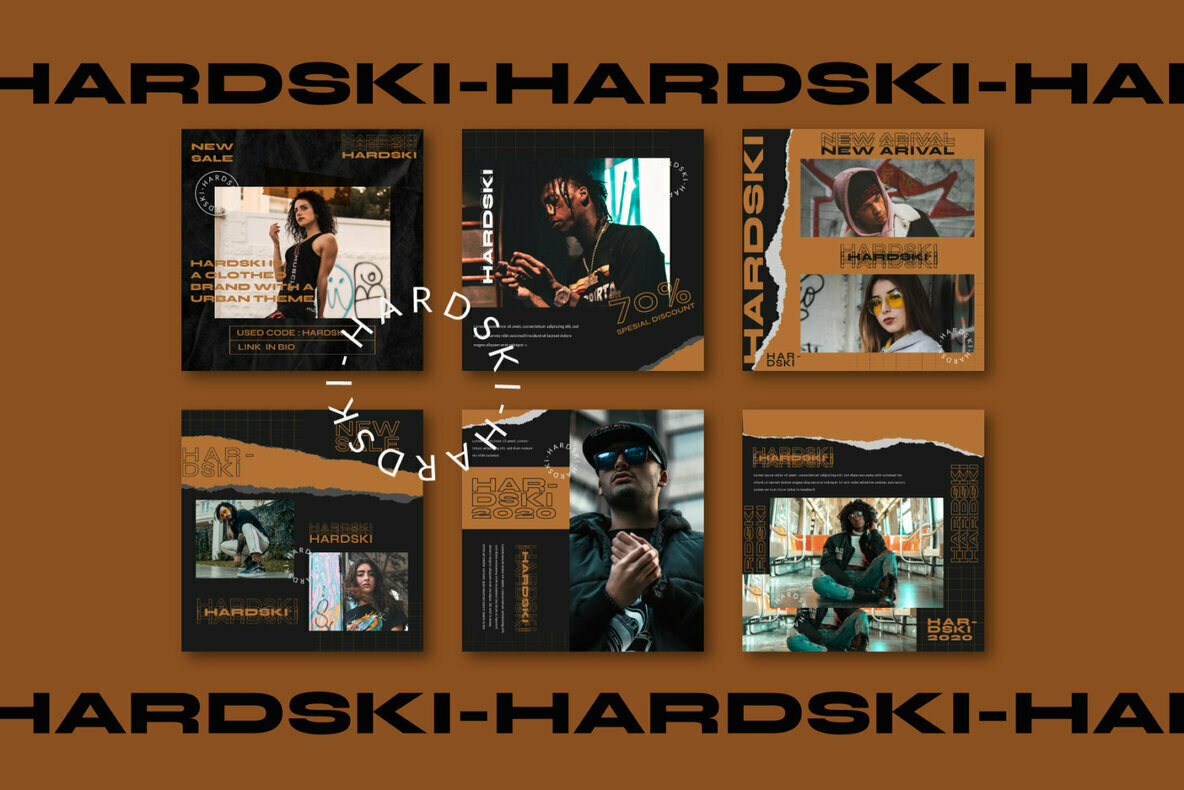 Hardski   Instagram Template 3