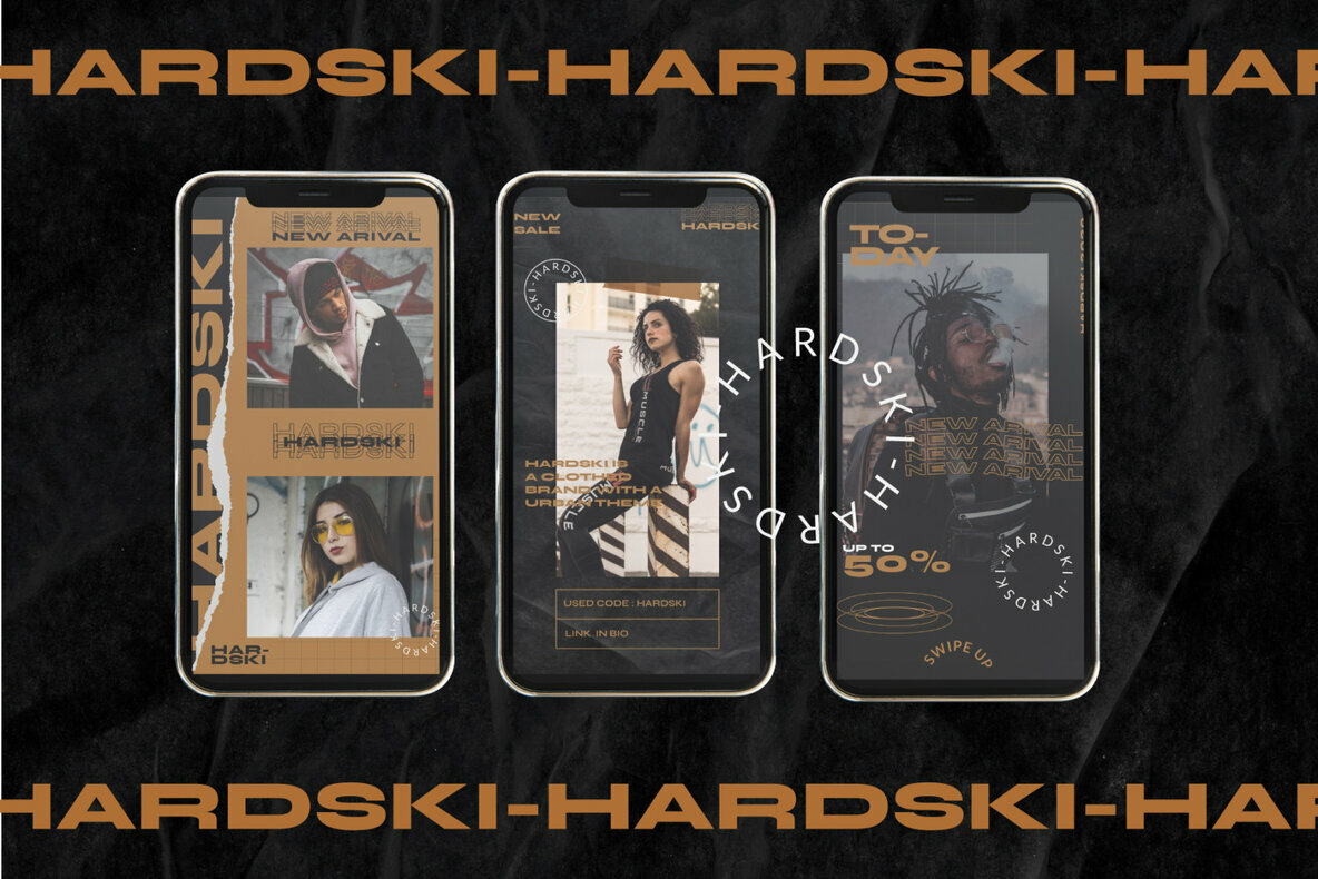 Hardski   Instagram Template 4