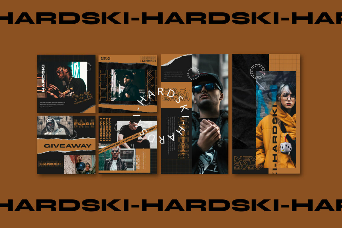 Hardski   Instagram Template 5