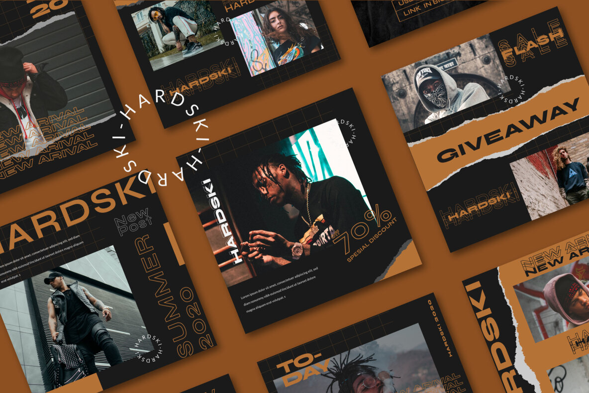 Hardski   Instagram Template 6
