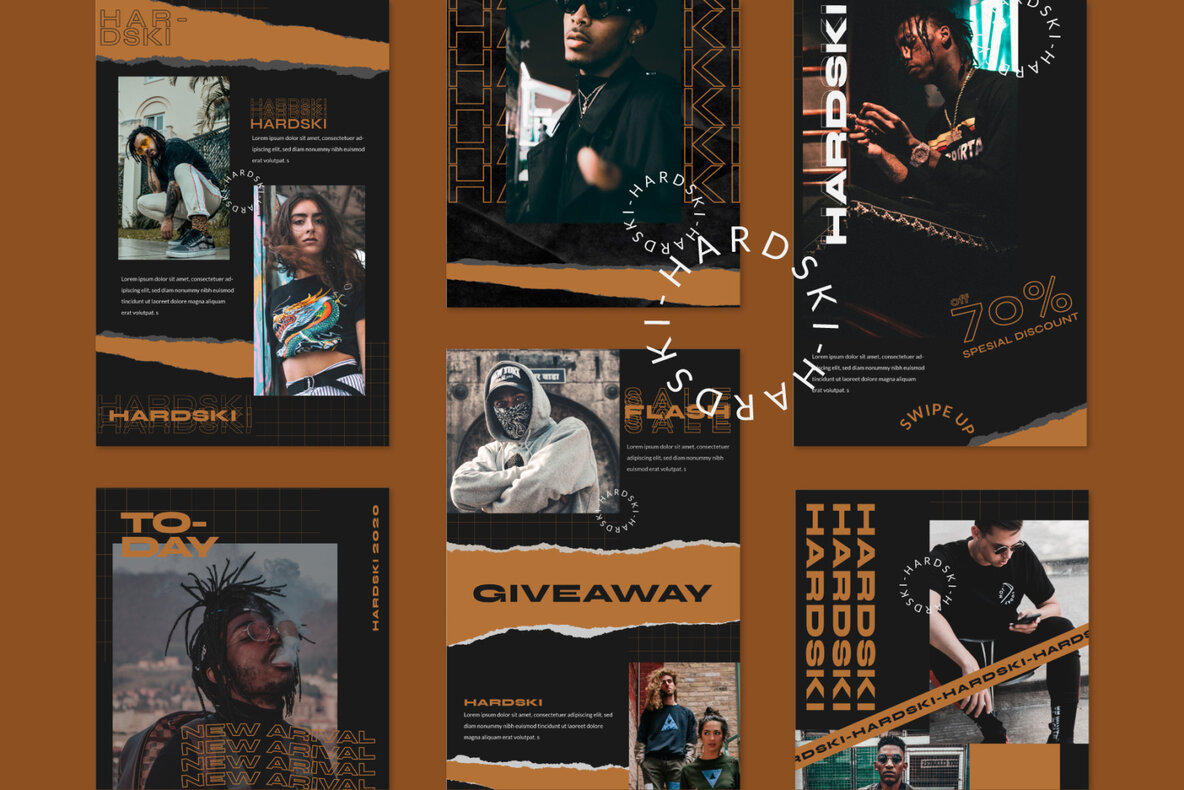 Hardski   Instagram Template 7