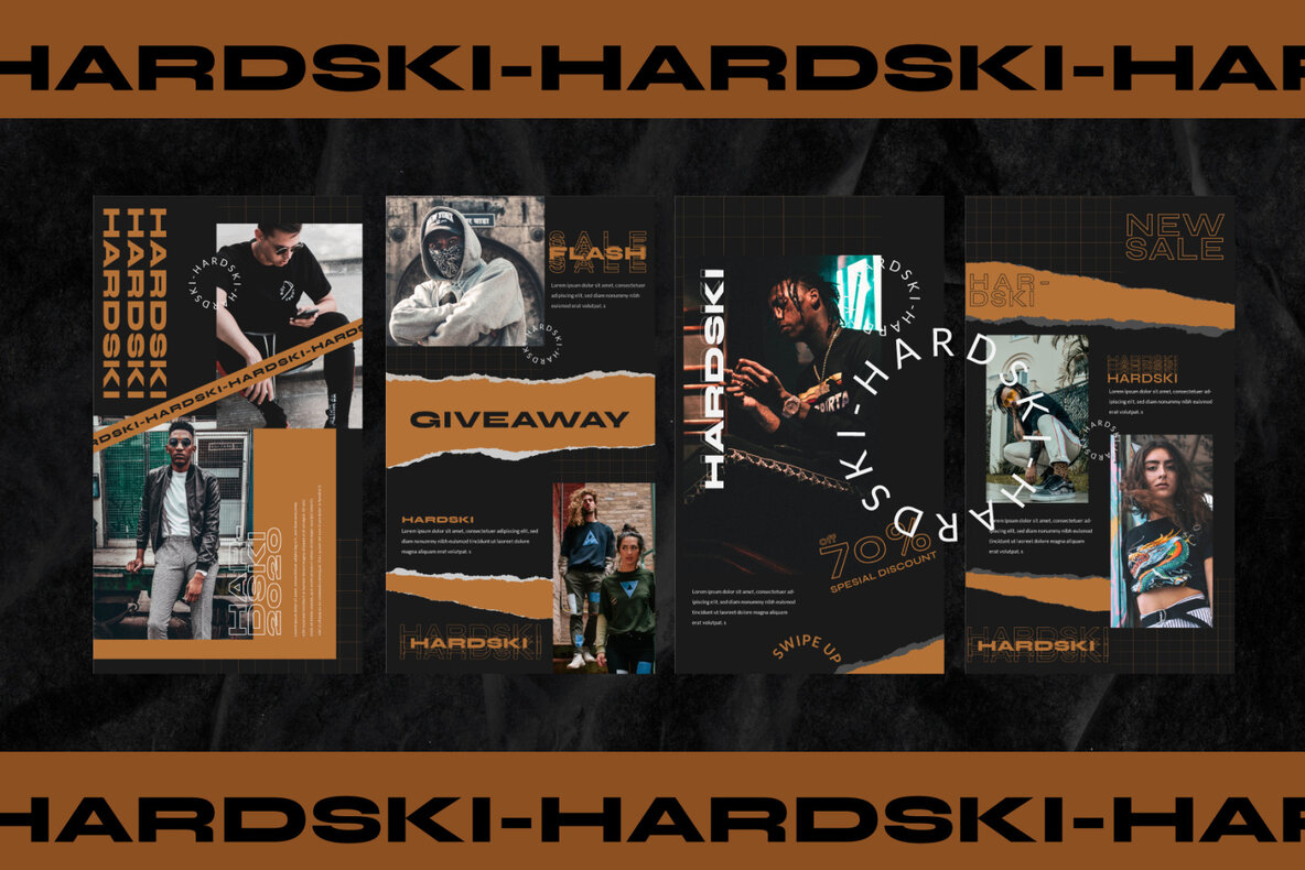 Hardski   Instagram Template 8