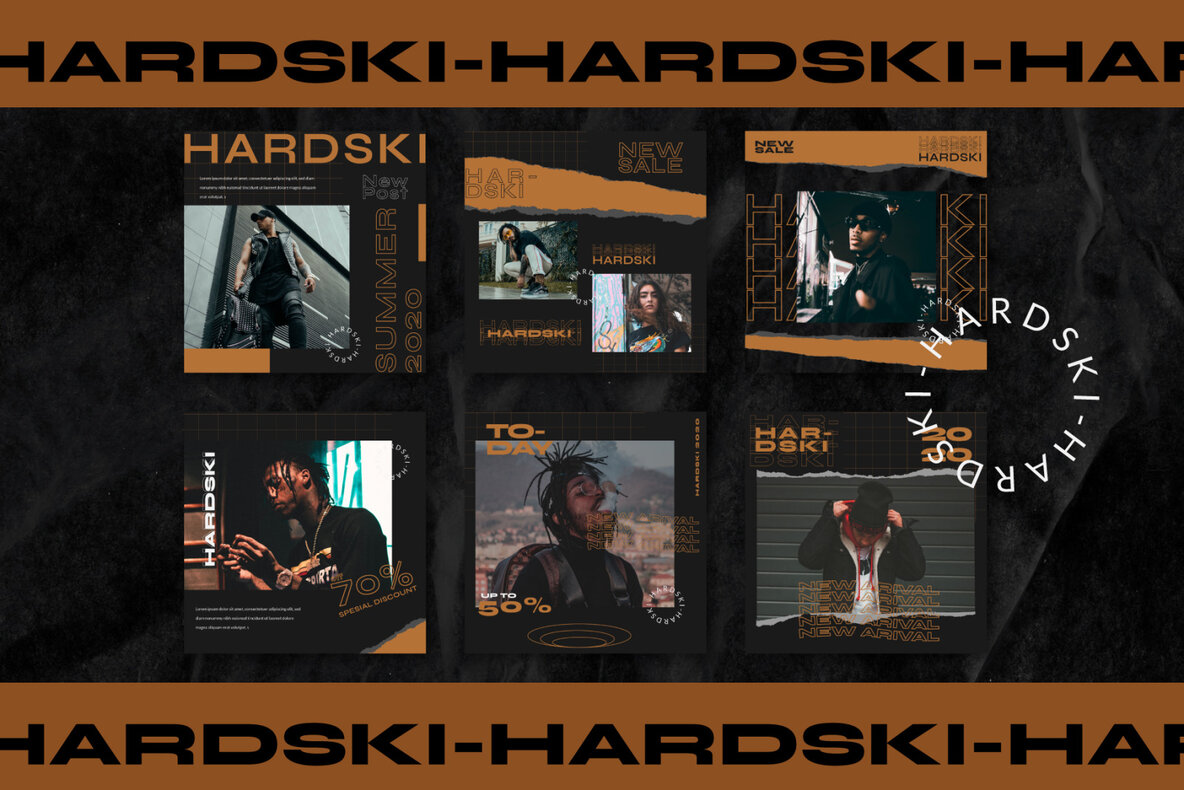 Hardski   Instagram Template 9