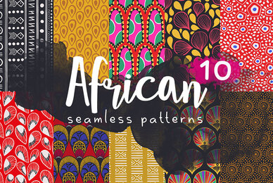 African Seamless Patterns Pack