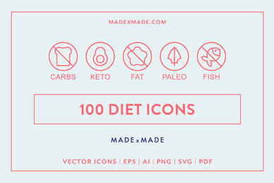 Line Icons     Diet