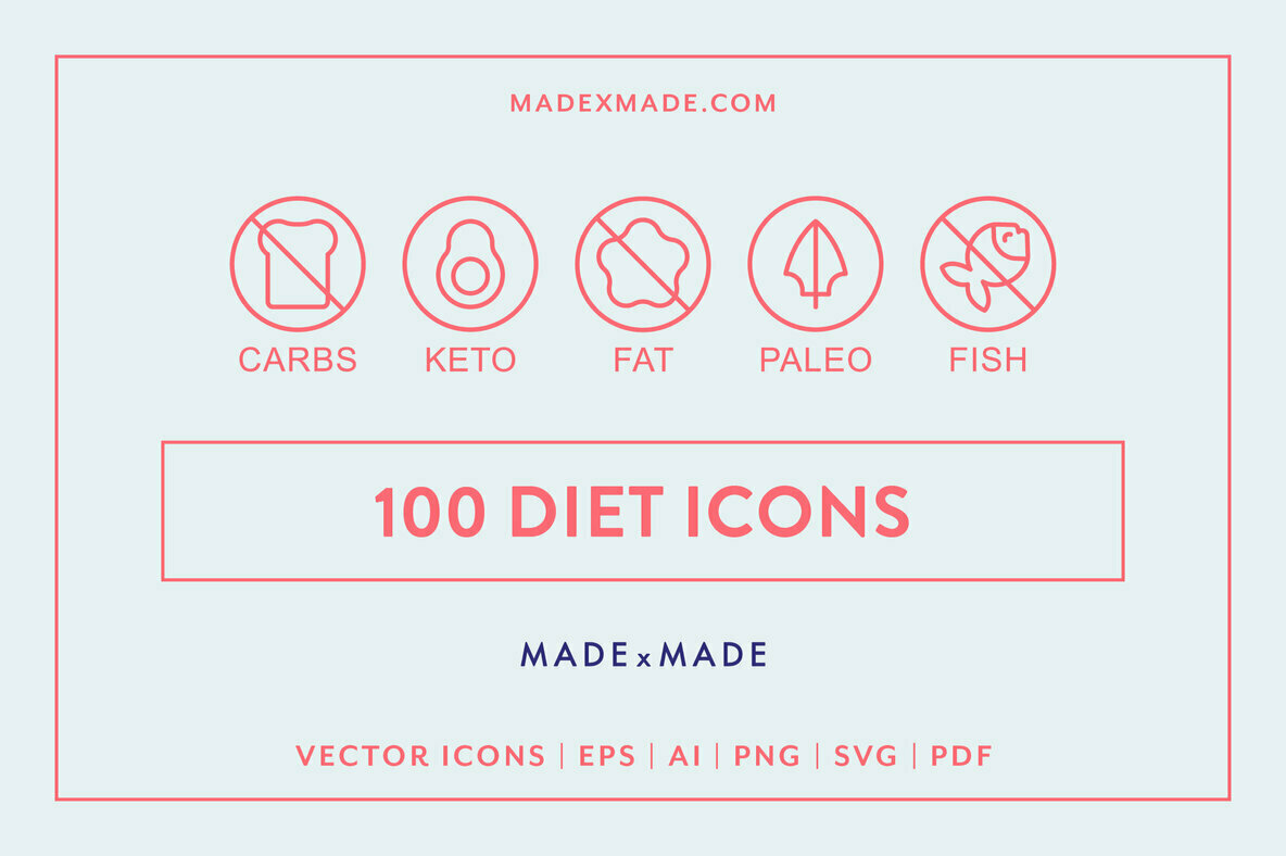 Line Icons     Diet 1