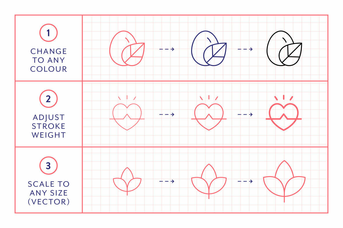 Line Icons     Diet 3