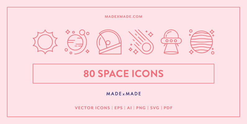 Line Icons     Space