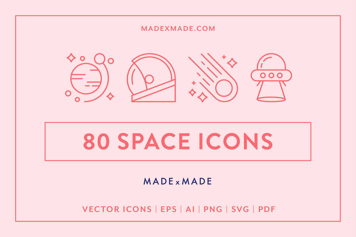 Line Icons     Space 1