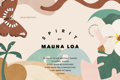 Spirit of Mauna Loa Abstract Shapes