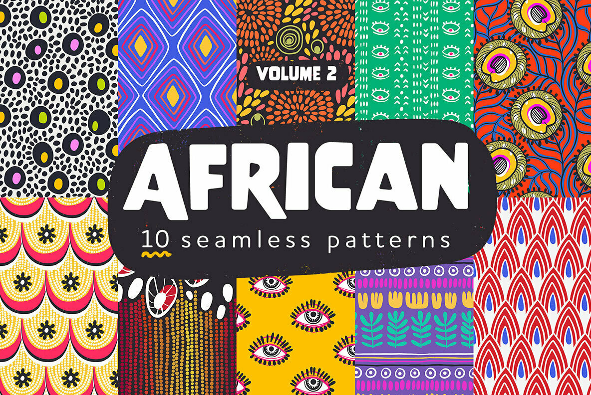 African Seamless Patterns Pack Vol 2