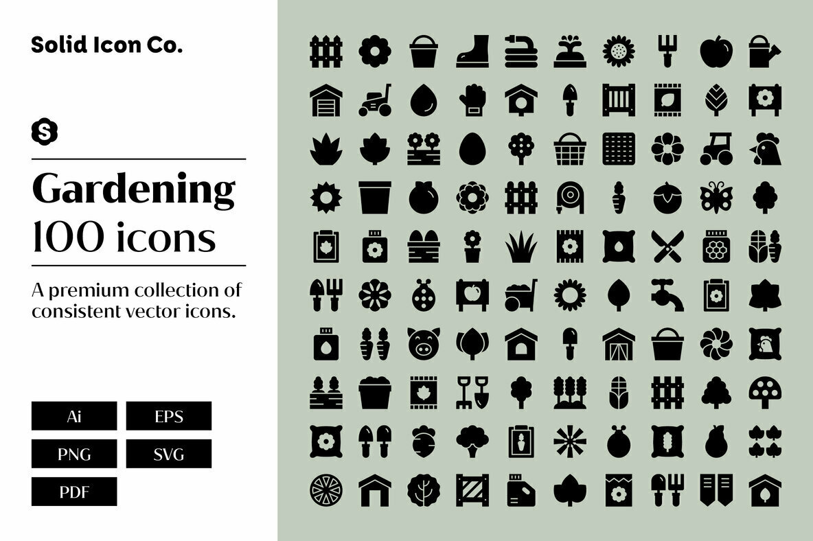 Gardening Icons Gardening Icons