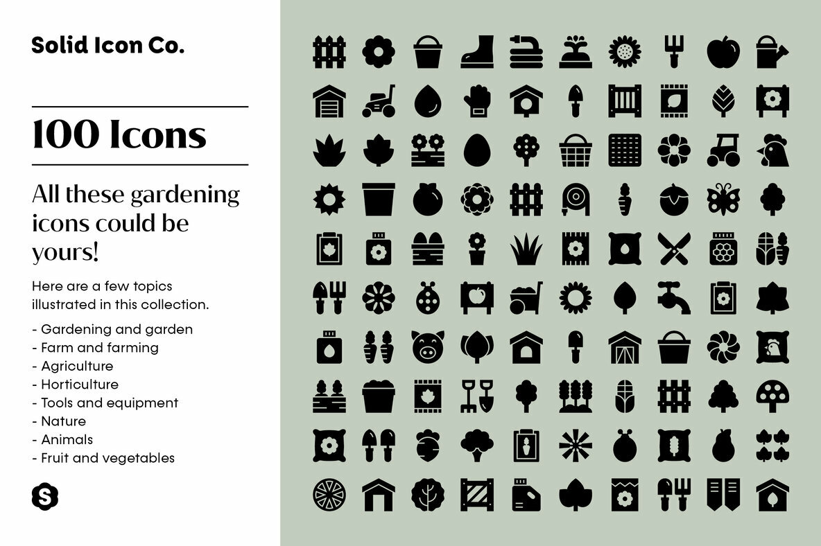 Gardening Icons Gardening Icons