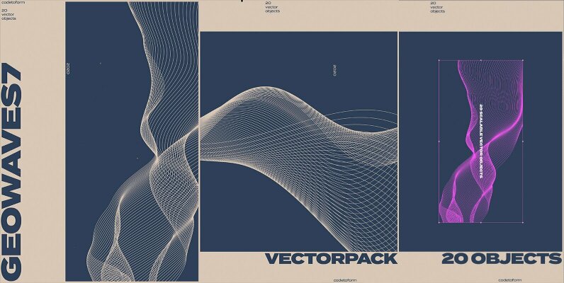 GEO WAVES7 Vector Pack