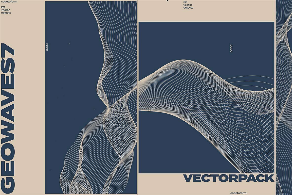 GEO WAVES7 Vector Pack GEO WAVES7 Vector Pack