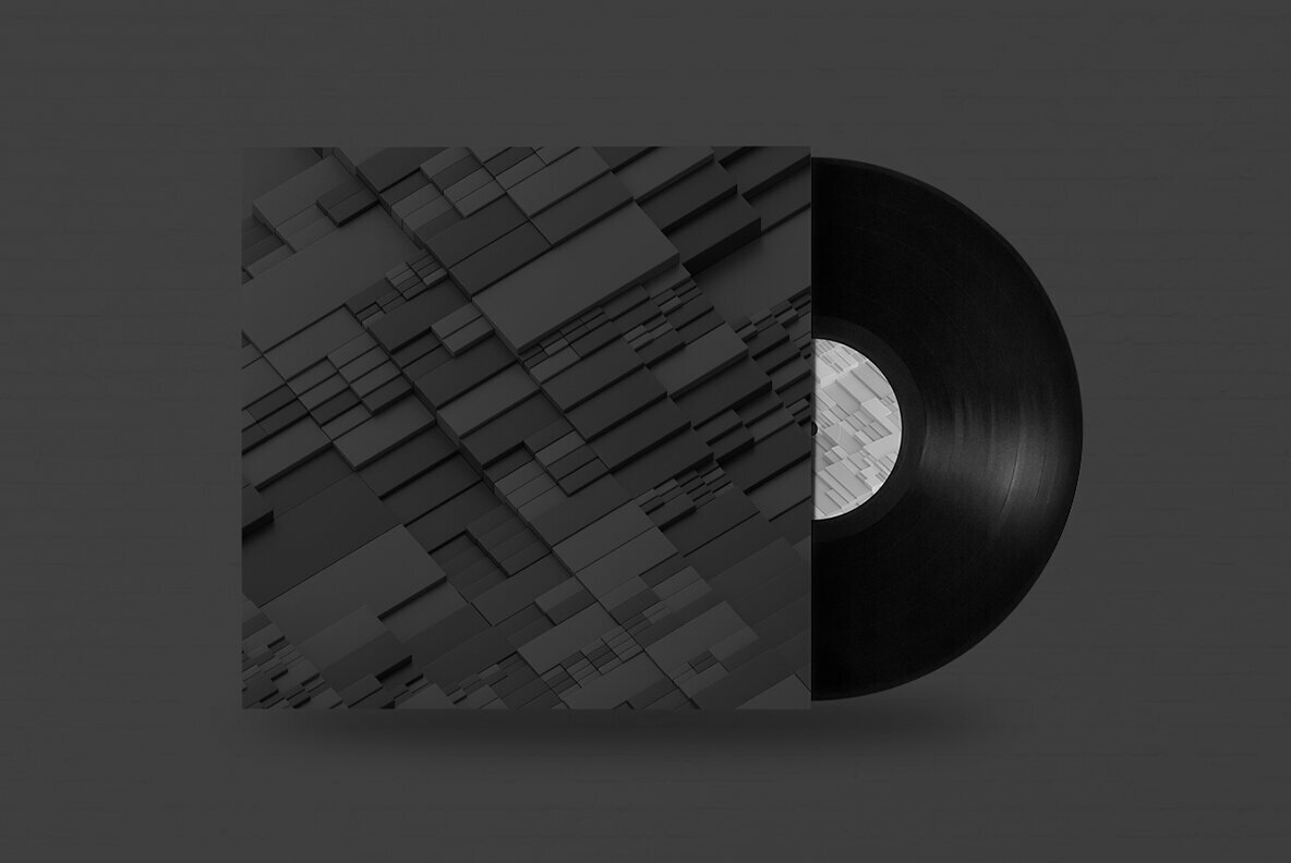 Greeble   Abstract 3D  Gray Black and White  5