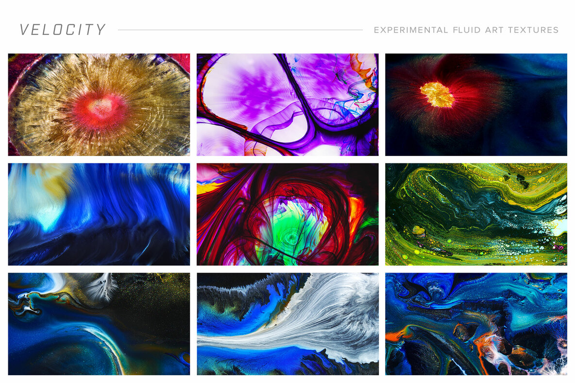 Velocity     8K Experimental Fluid Art Textures 13