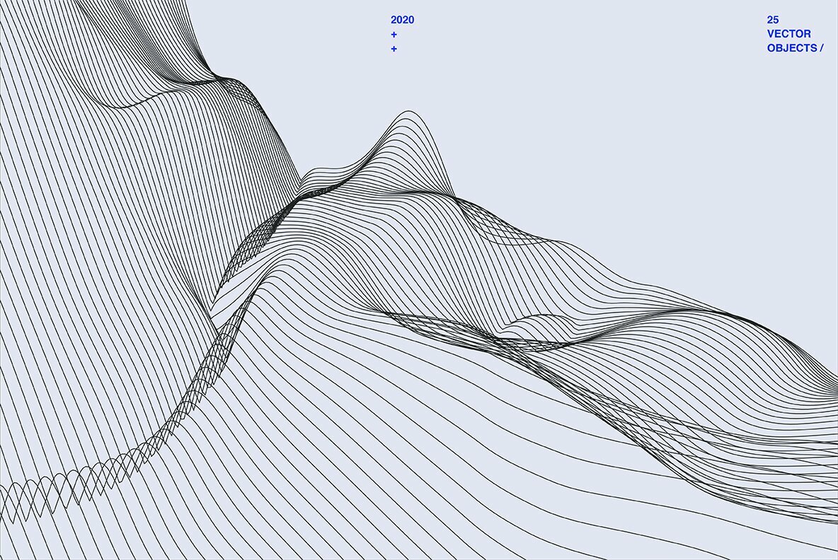 GEO WAVES8 Vector Pack 19