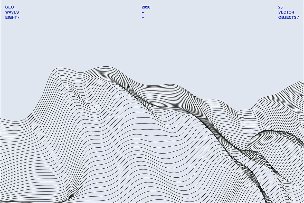 GEO WAVES8 Vector Pack 20