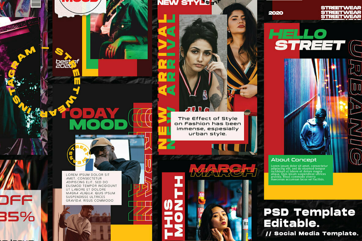 Streetwear   Instagram Template 2