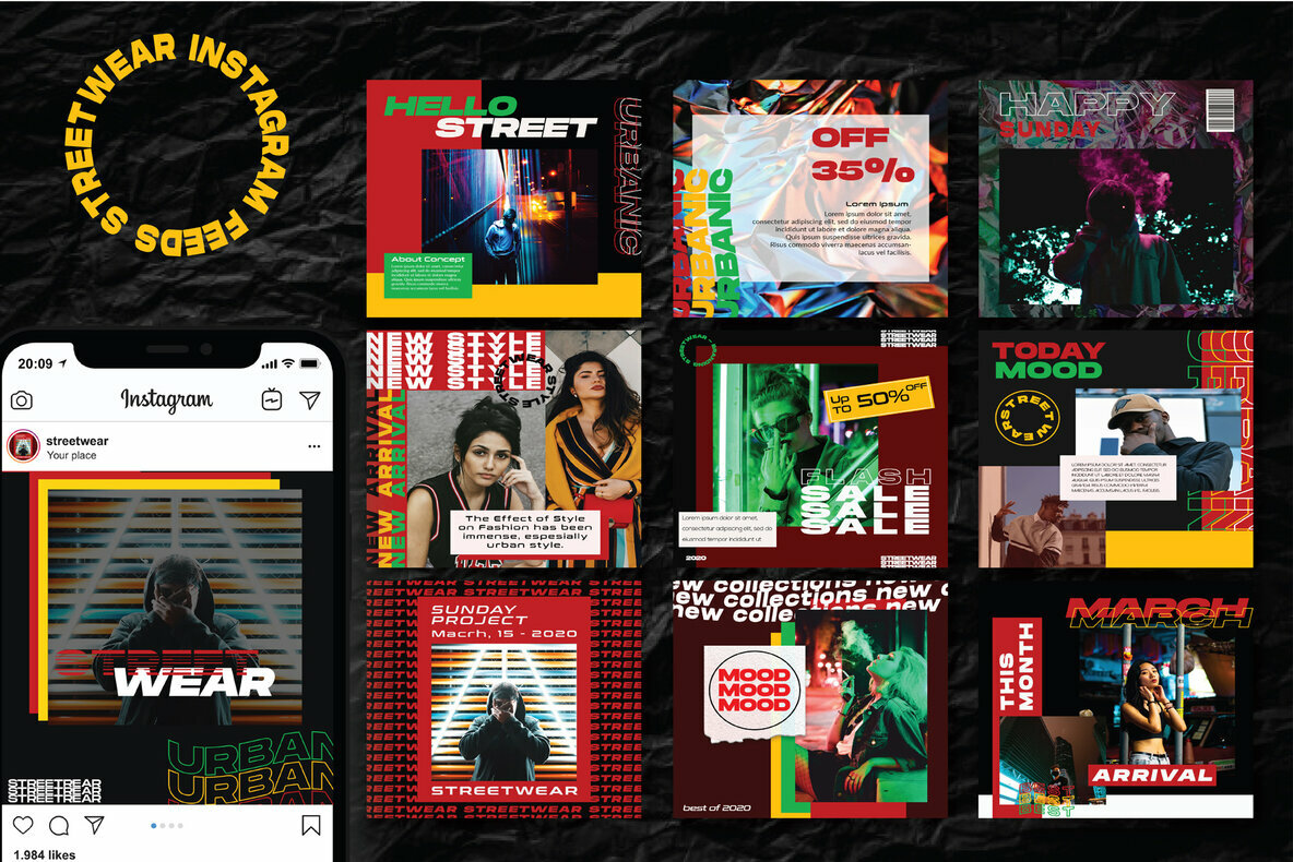 Streetwear   Instagram Template 5