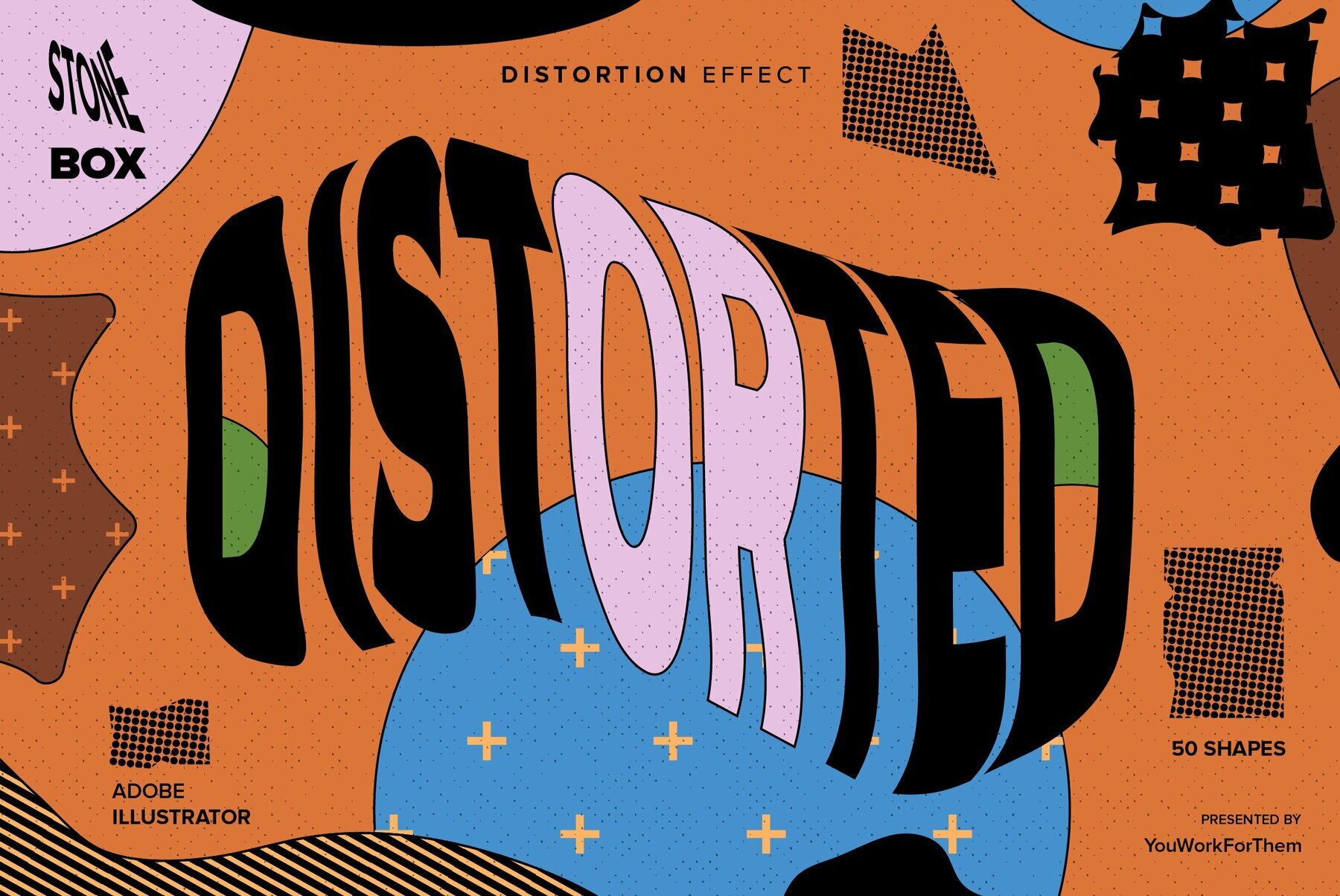 Stone Box Distortion Effect 1