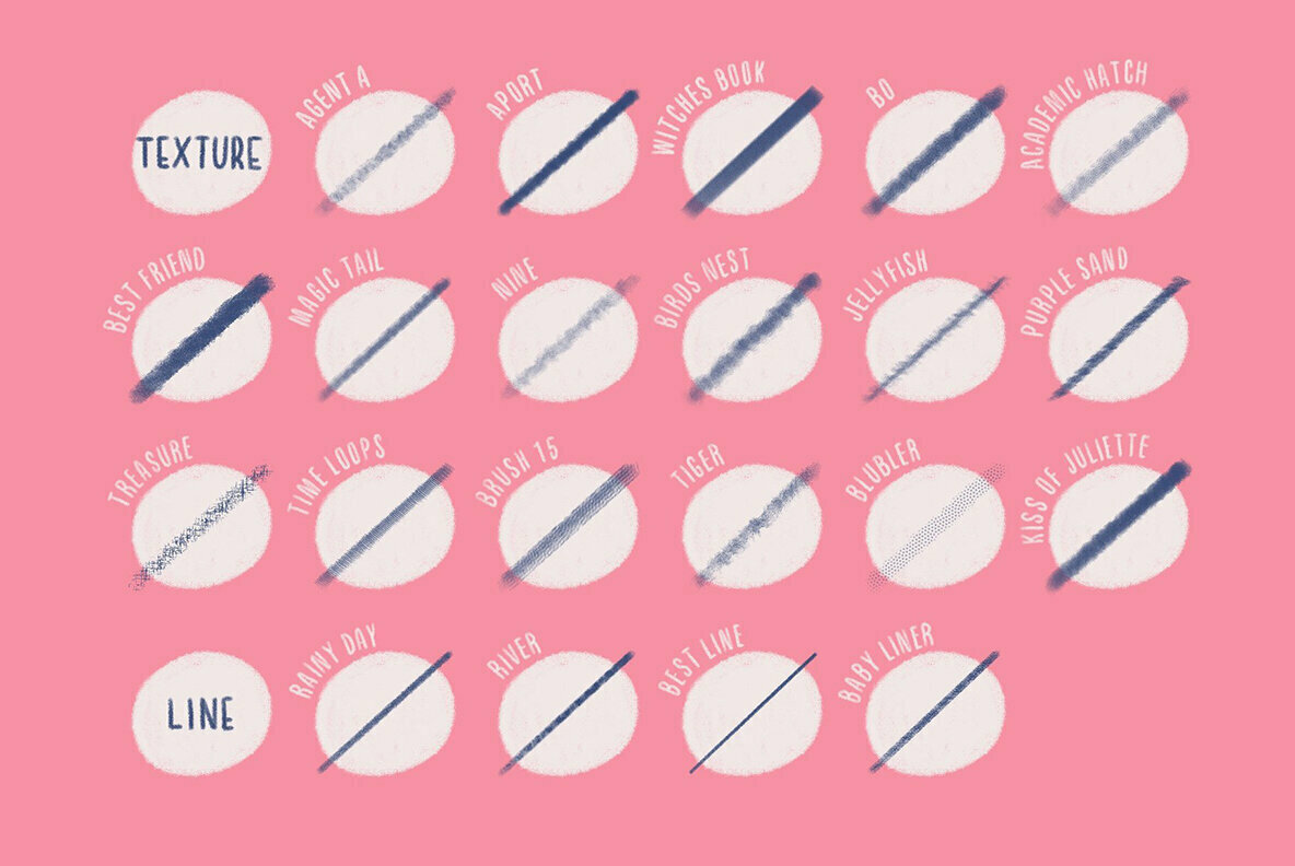 Shine Like a Unicorn Procreate Brushes 2