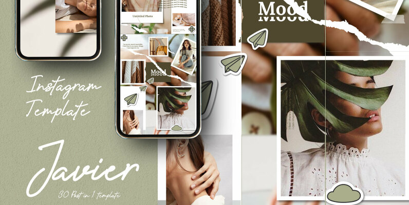 Javier Instagram Template