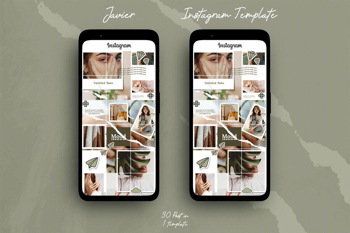 Javier Instagram Template 6