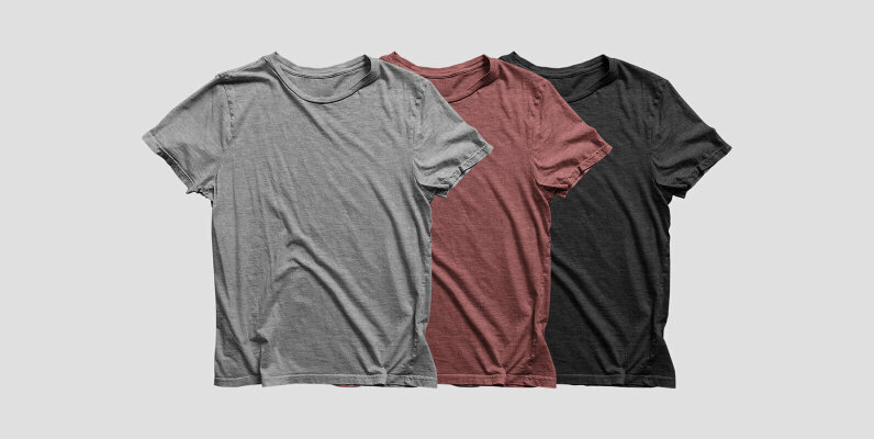 Heather T Shirt Mockup