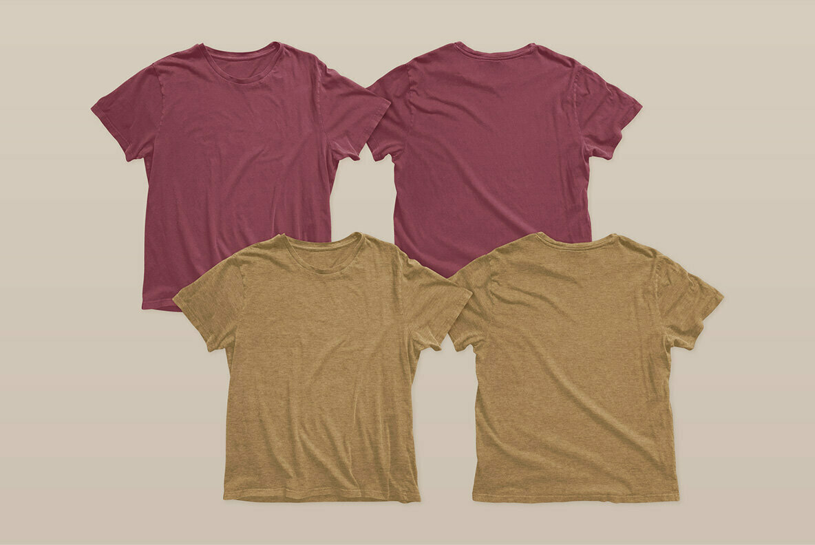 2 in 1 Clean   Heather T Shirt Mockup 1