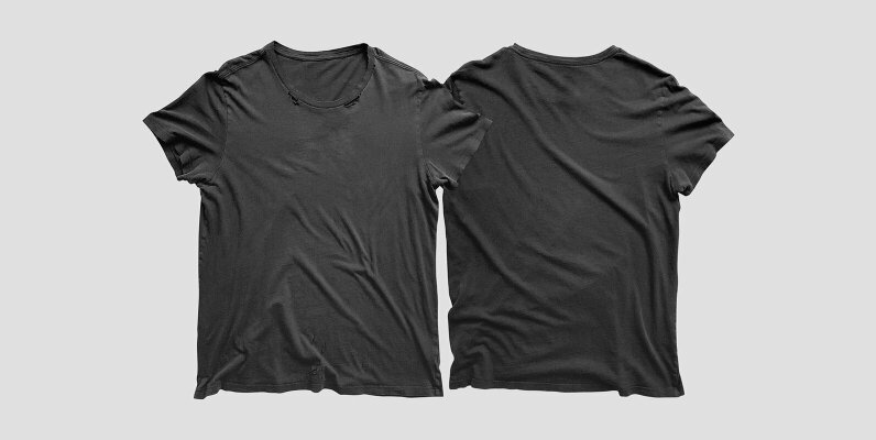 Vintage Distressed T Shirt Mockup