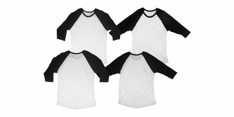 Raglan Shirt Mockups