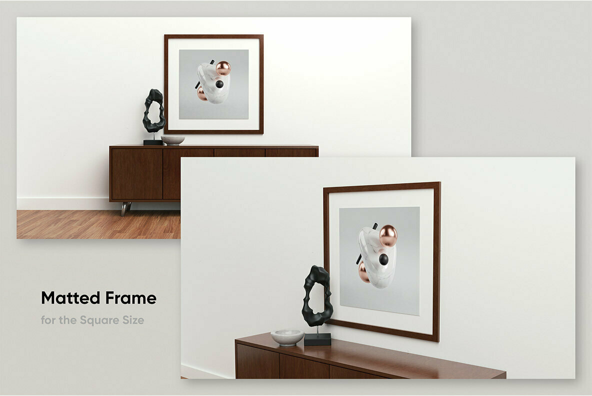 Modern Poster Mockups Light Modern Poster Mockups Light