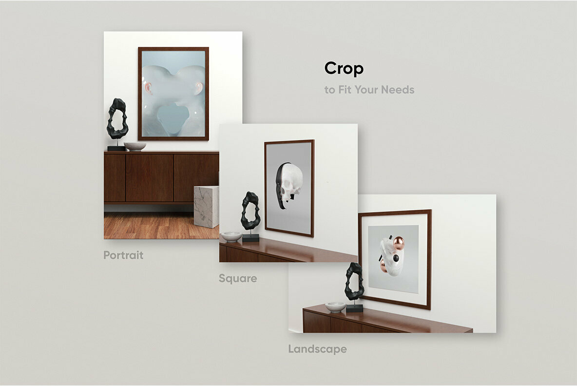 Modern Poster Mockups Light Modern Poster Mockups Light