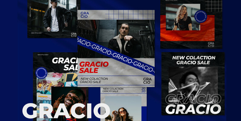 Gracio   Instagram Post and Stories