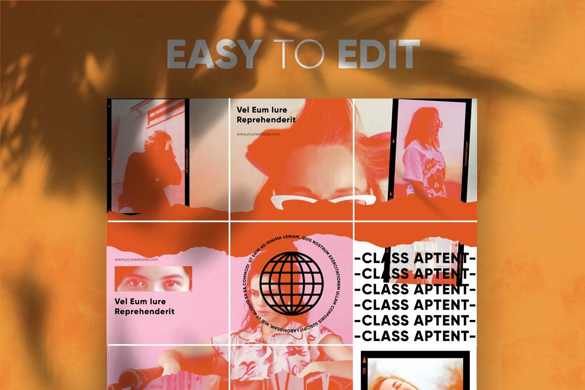 Gensen   Puzzle Instagram Template 8