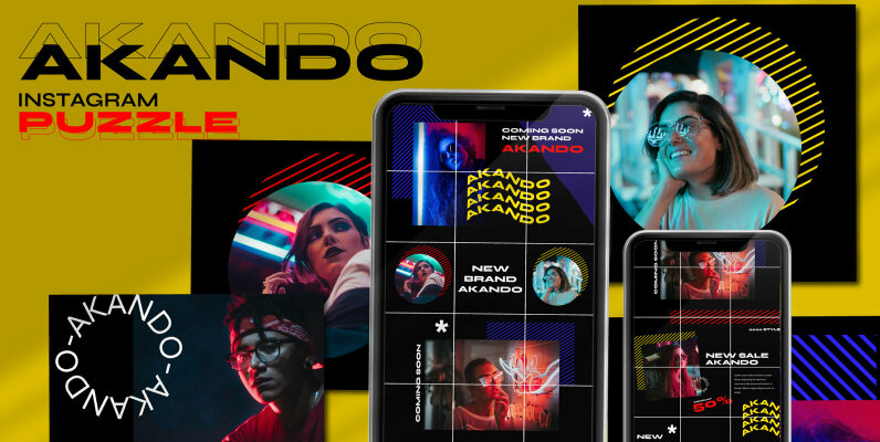 Akando   Puzzle Instagram Template