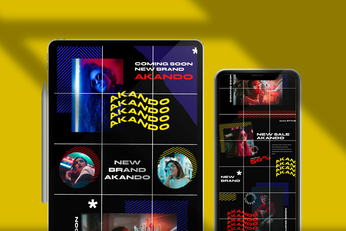 Akando   Puzzle Instagram Template 2