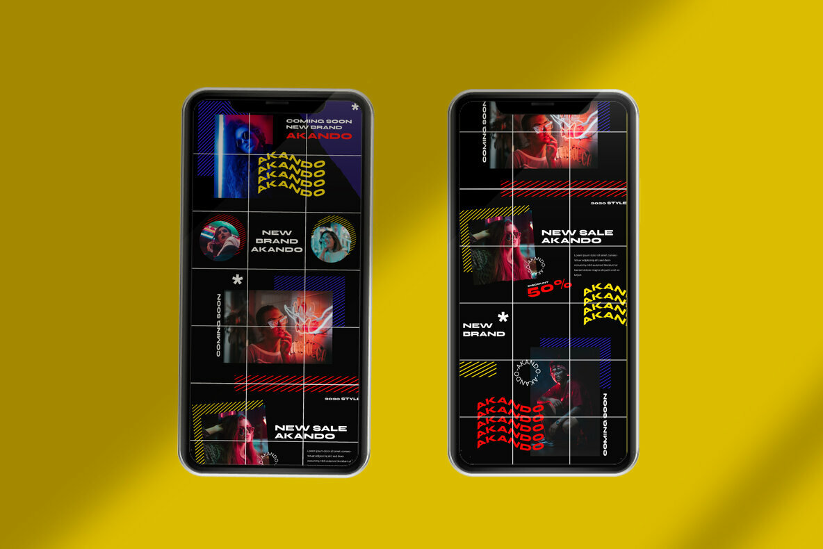 Akando   Puzzle Instagram Template 4