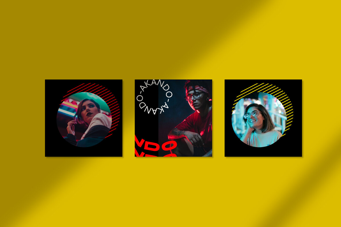 Akando   Puzzle Instagram Template 7