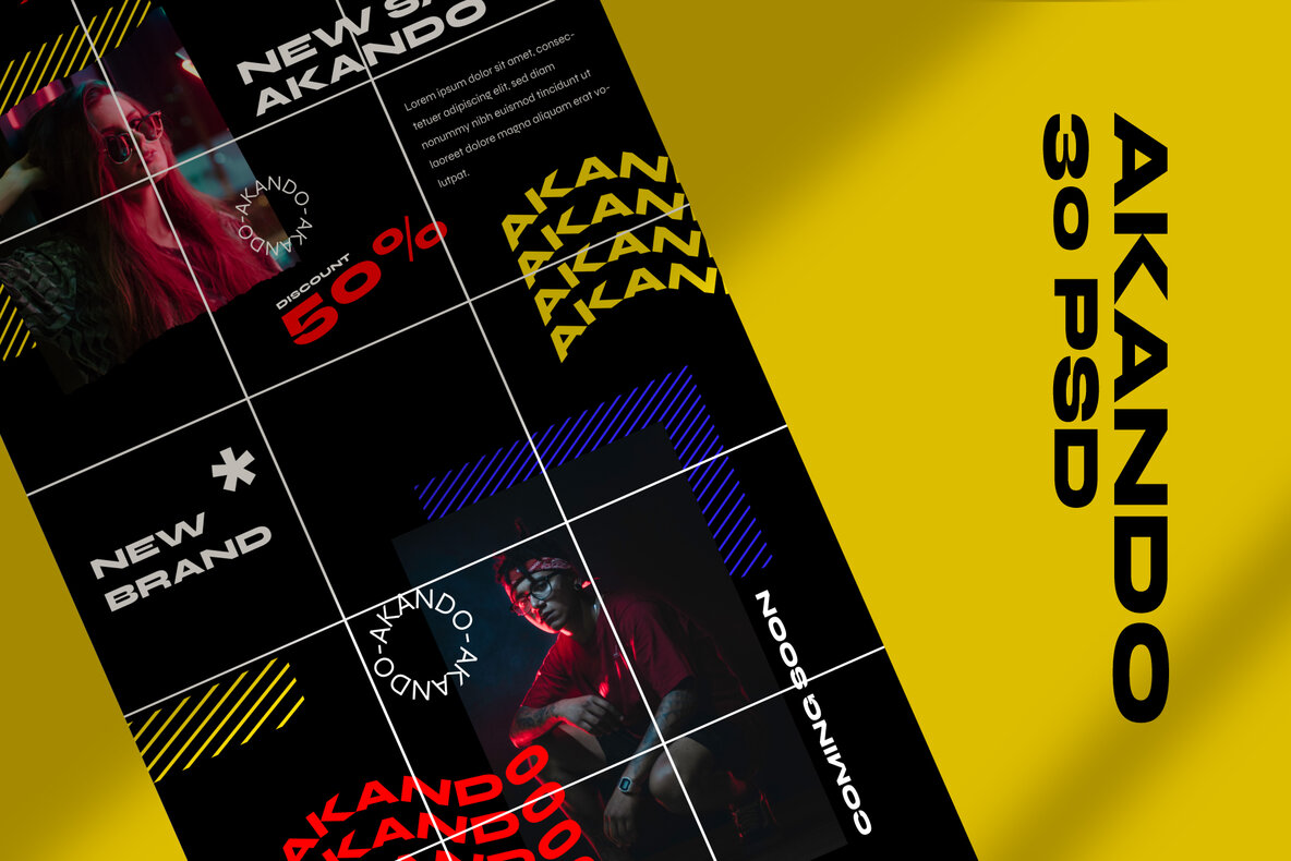 Akando   Puzzle Instagram Template 9