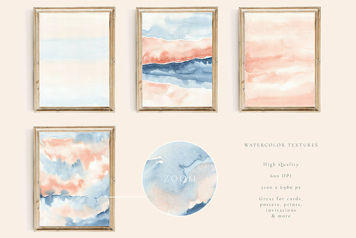 Morning Stories Watercolor Textures Morning Stories Watercolor Textures
