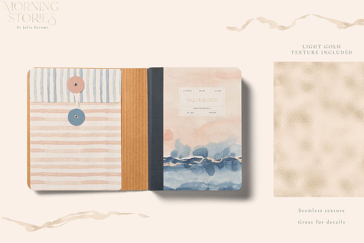Morning Stories Watercolor Textures Morning Stories Watercolor Textures