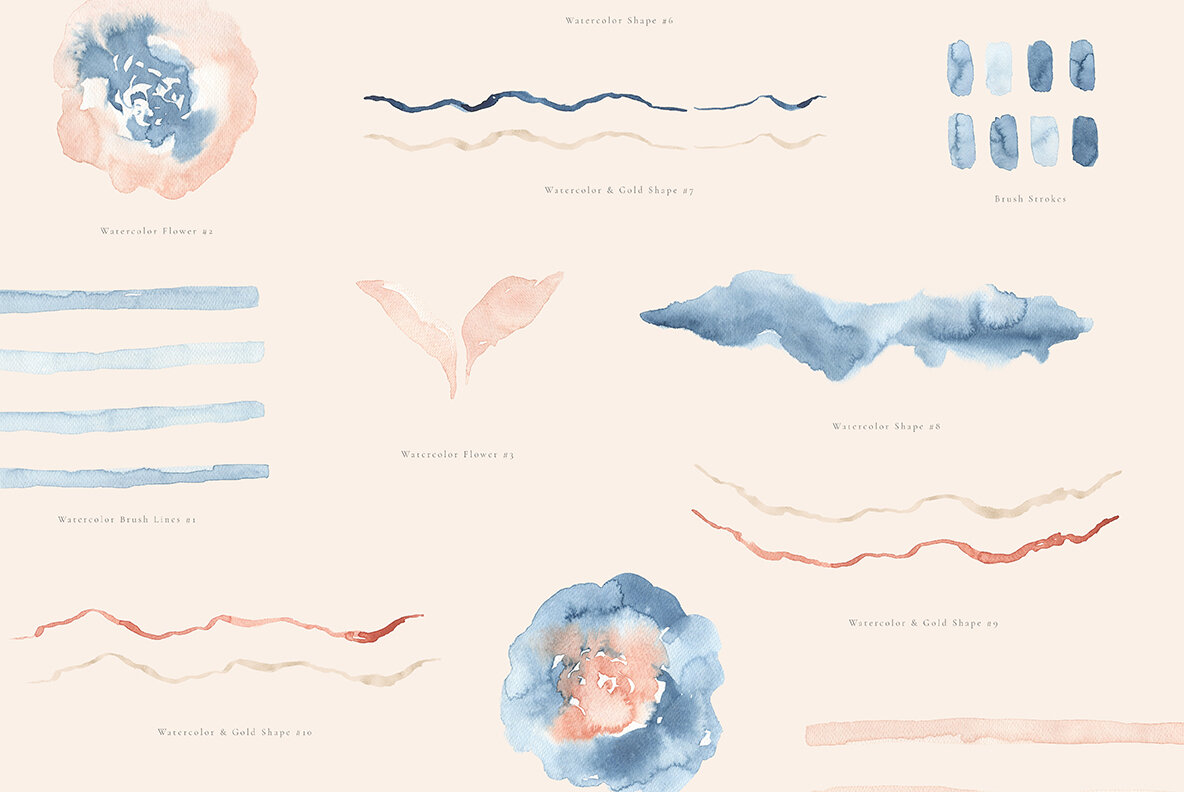Morning Stories Watercolor Textures Morning Stories Watercolor Textures