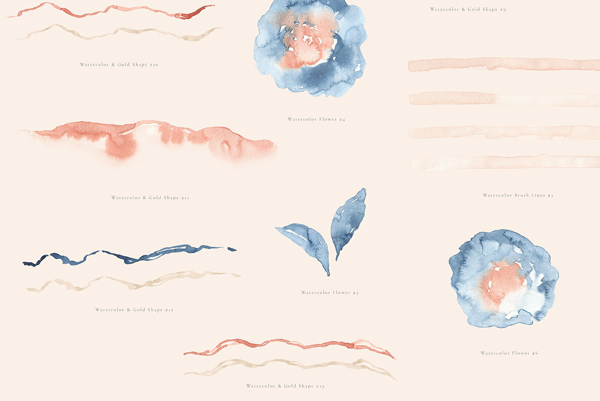 Morning Stories Watercolor Textures Morning Stories Watercolor Textures